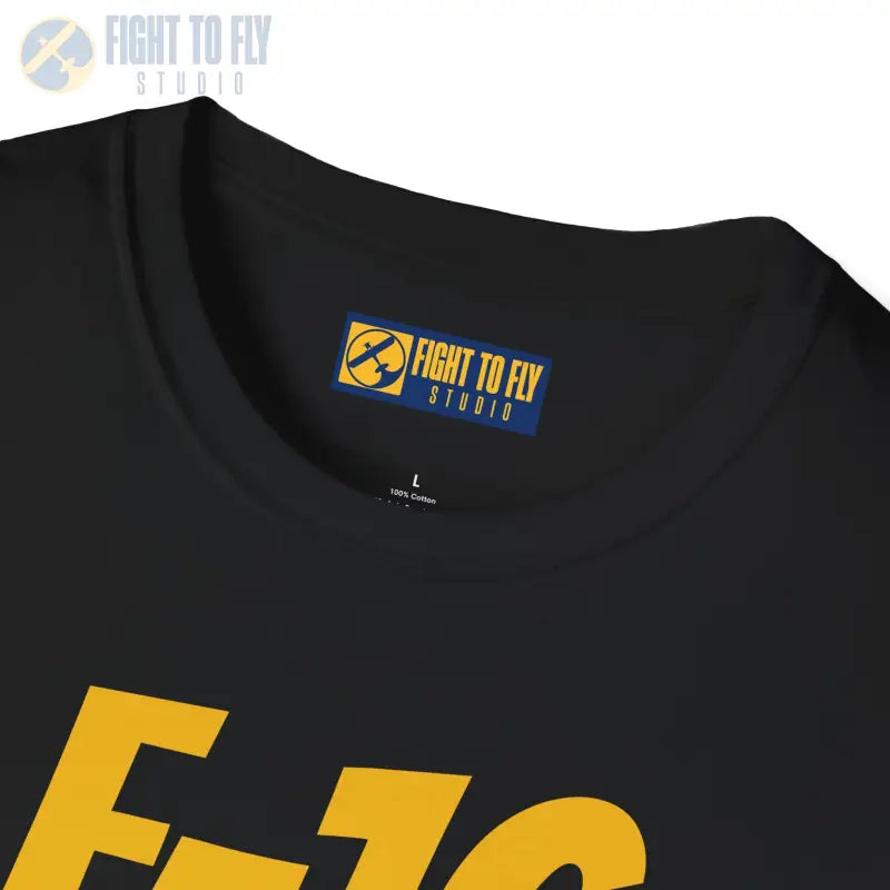 F-16 Falcon Side Profile T-Shirt - Pilot gifts - WWII warbird t-shirt