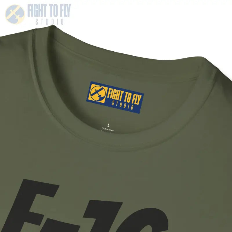 F-16 Falcon Side Profile T-Shirt - Pilot gifts - WWII warbird t-shirt