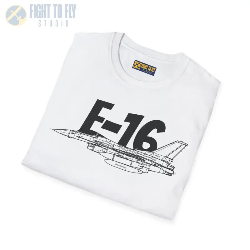 F-16 Side Profile T-Shirt – Lightweight Multirole Jet Tee - Pilot gifts - WWII warbird t-shirt
