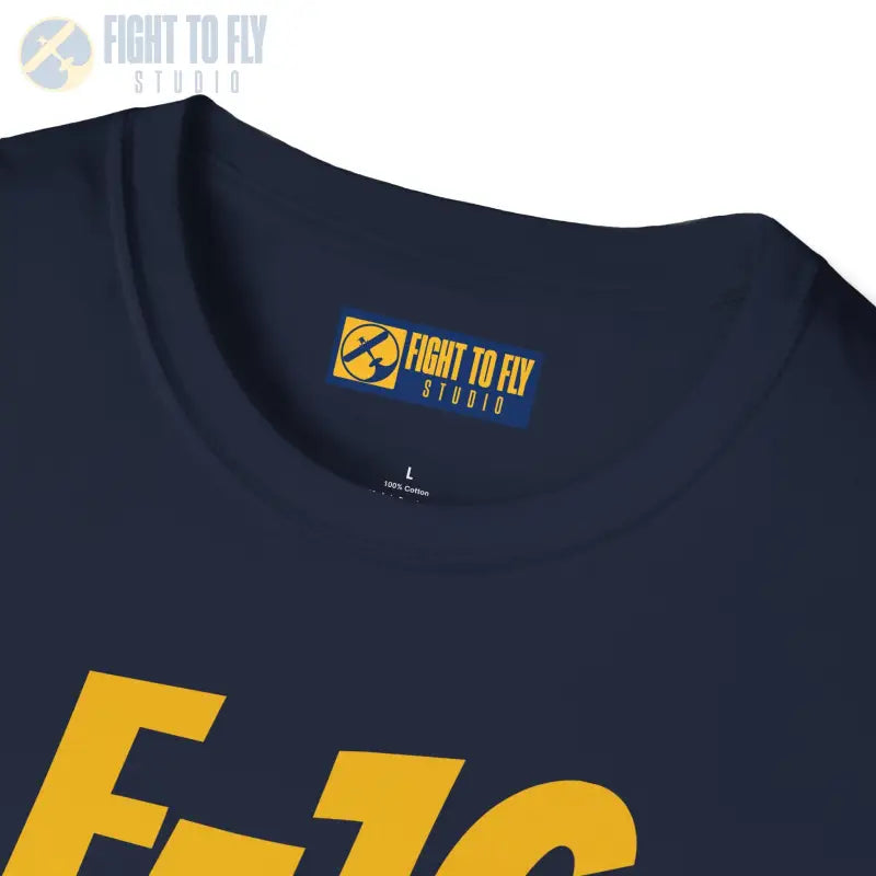 F-16 Falcon Side Profile T-Shirt - Pilot gifts - WWII warbird t-shirt