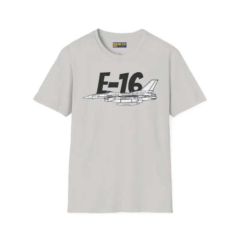 F-16 Falcon Side Profile T-Shirt - Pilot gifts - WWII warbird t-shirt