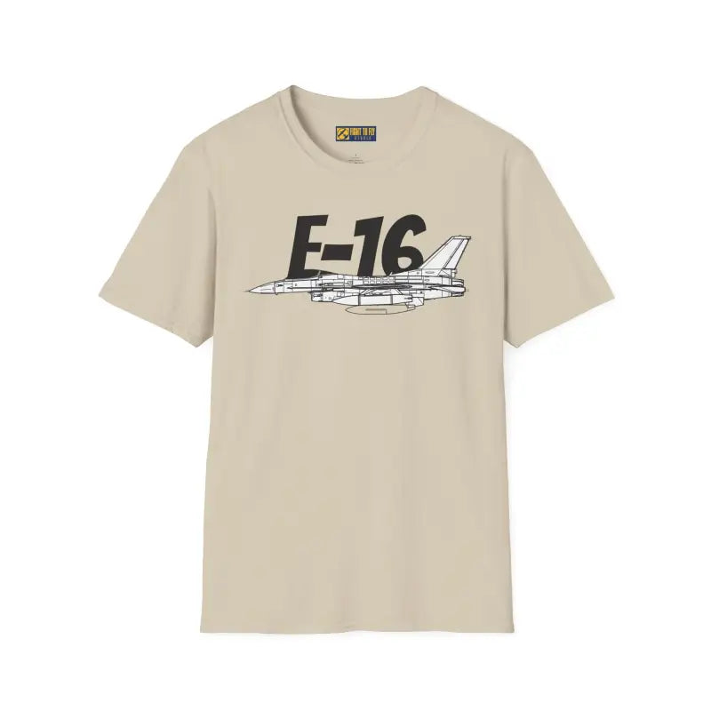 F-16 Side Profile T-Shirt – Lightweight Multirole Jet Tee - Pilot gifts - WWII warbird t-shirt