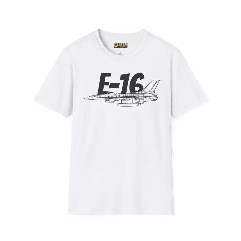 F-16 Side Profile T-Shirt – Lightweight Multirole Jet Tee - Pilot gifts - WWII warbird t-shirt