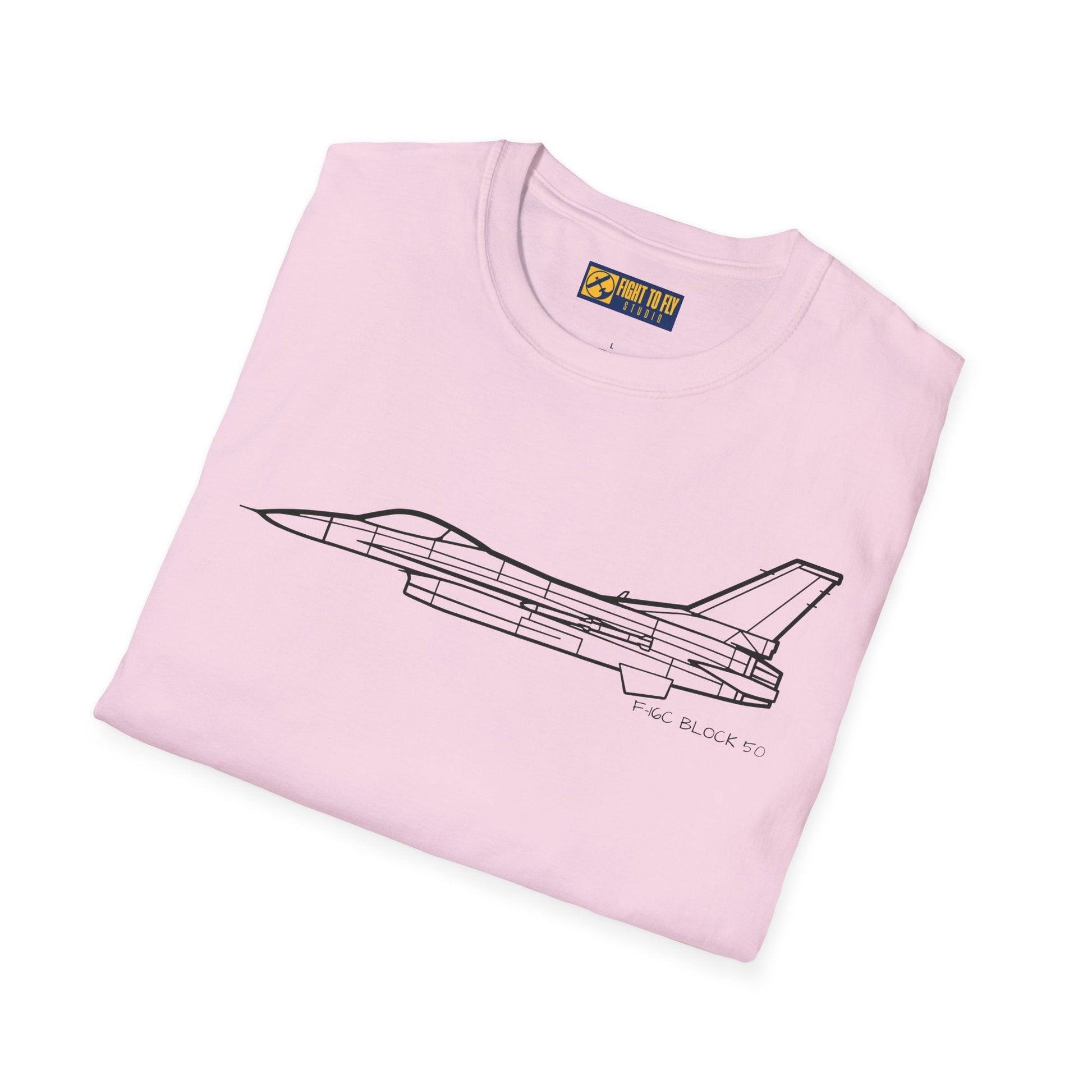 F-16C Block 50 T-Shirt – Modern Fighter Jet Aviation Tee - Pilot gifts - WWII warbird t-shirt