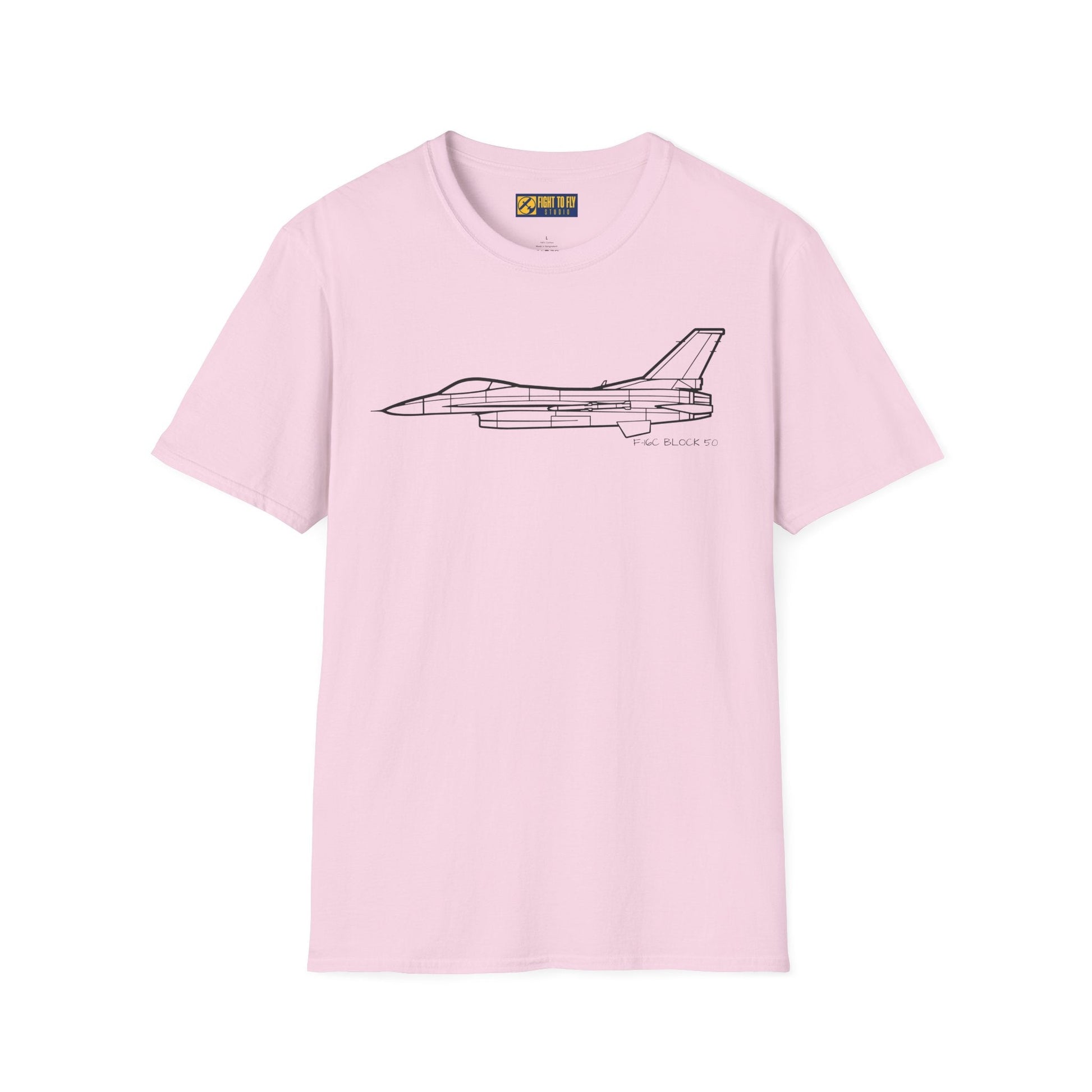 F-16C Block 50 T-Shirt – Modern Fighter Jet Aviation Tee - Pilot gifts - WWII warbird t-shirt