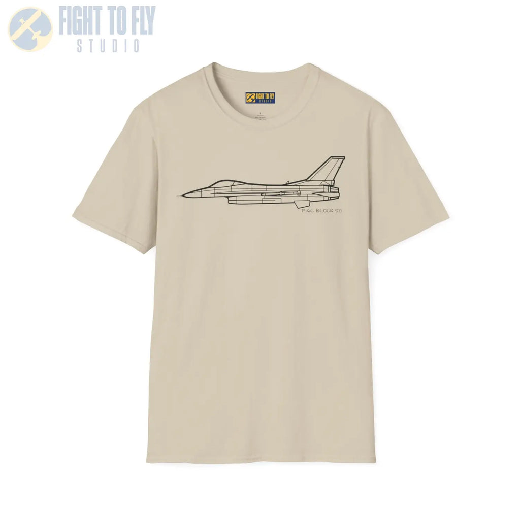F-16C Falcon Block 50 T-Shirt - Pilot gifts - WWII warbird t-shirt