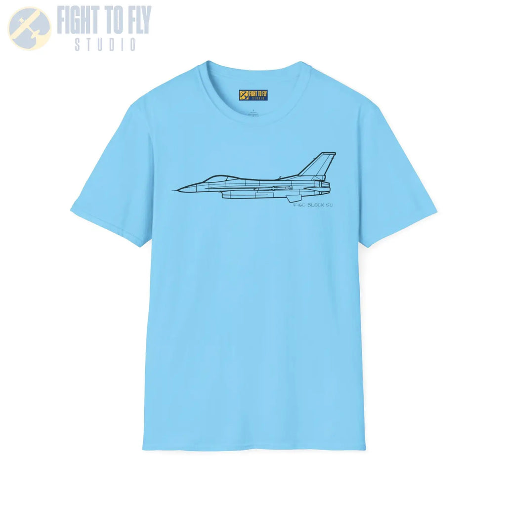 F-16C Falcon Block 50 T-Shirt - Pilot gifts - WWII warbird t-shirt