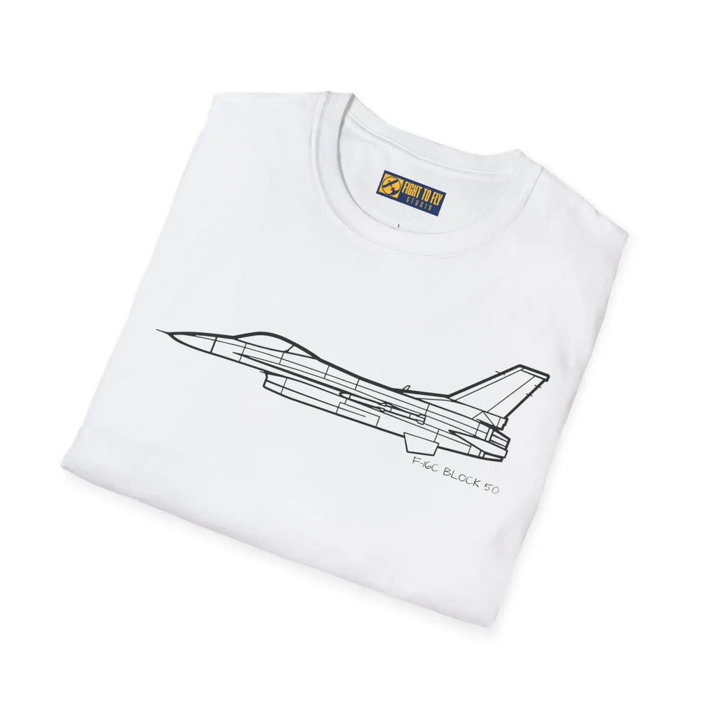 F-16C Falcon Block 50 T-Shirt - Pilot gifts - WWII warbird t-shirt