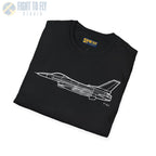 F-16C Falcon T-Shirt - Pilot gifts - WWII warbird t-shirt