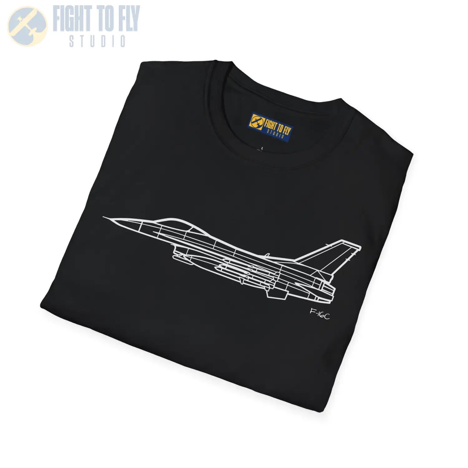 F-16C Falcon T-Shirt - Pilot gifts - WWII warbird t-shirt