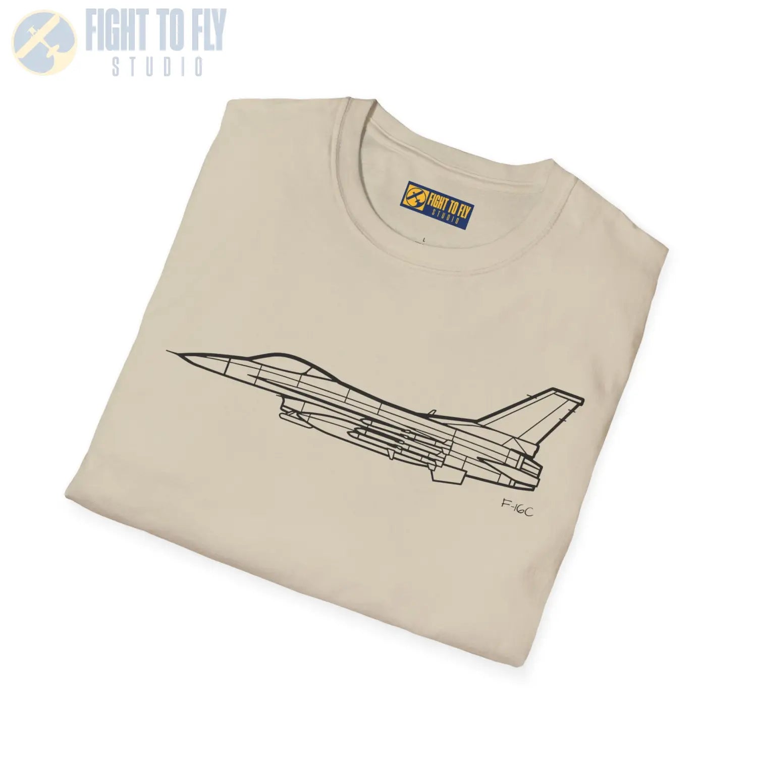 F-16C Falcon T-Shirt - Pilot gifts - WWII warbird t-shirt