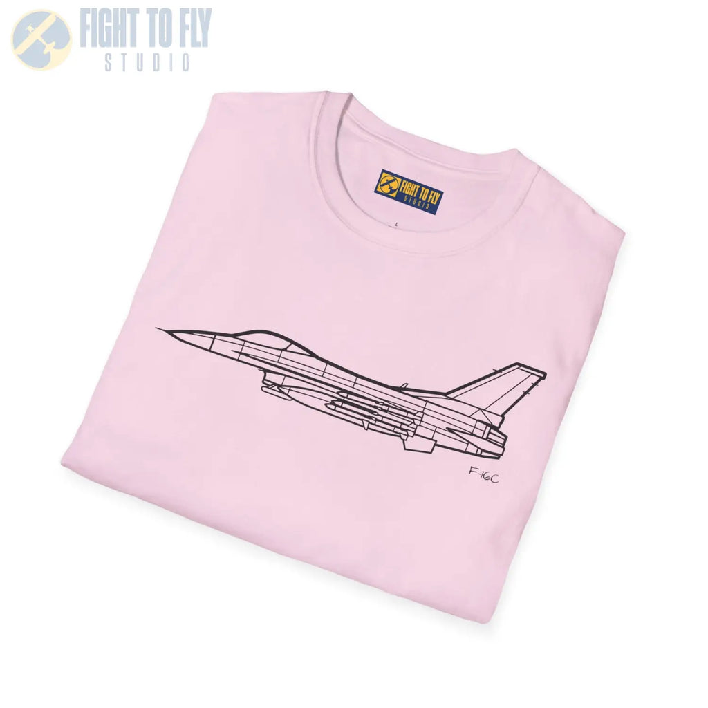 F-16C Falcon T-Shirt - Pilot gifts - WWII warbird t-shirt