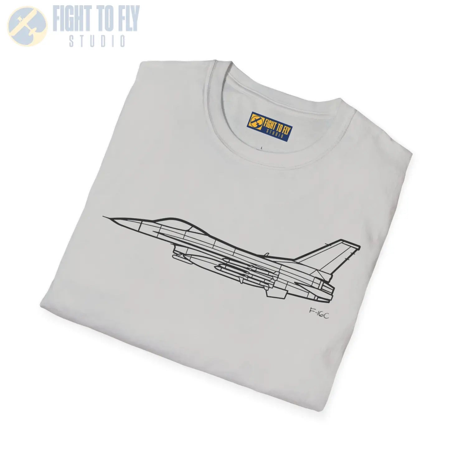F-16C Falcon T-Shirt - Pilot gifts - WWII warbird t-shirt