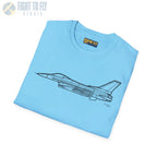 F-16C Falcon T-Shirt - Pilot gifts - WWII warbird t-shirt