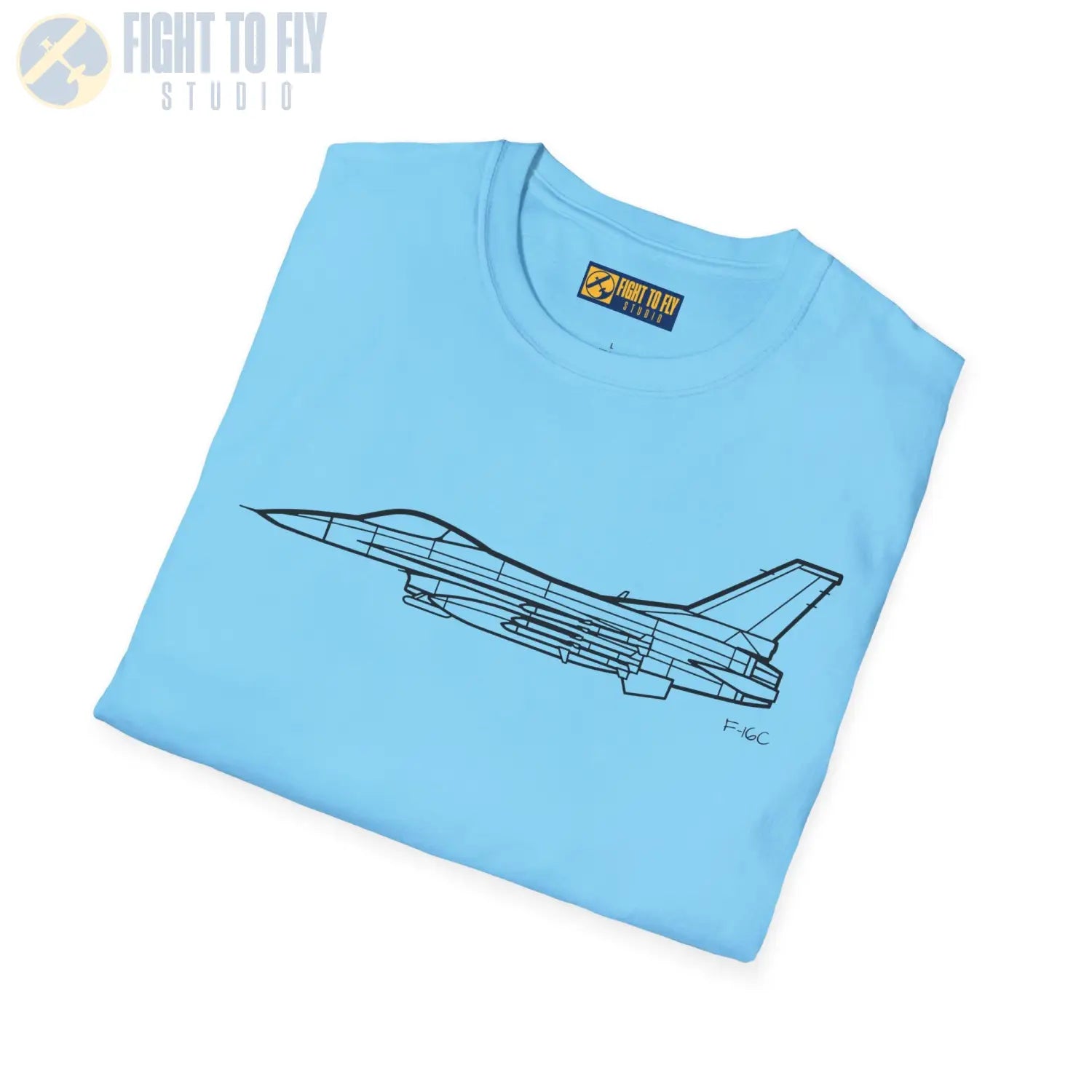 F-16C Falcon T-Shirt - Pilot gifts - WWII warbird t-shirt