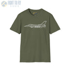 F-16C Falcon T-Shirt - Pilot gifts - WWII warbird t-shirt