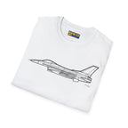 F-16C Falcon T-Shirt - Pilot gifts - WWII warbird t-shirt