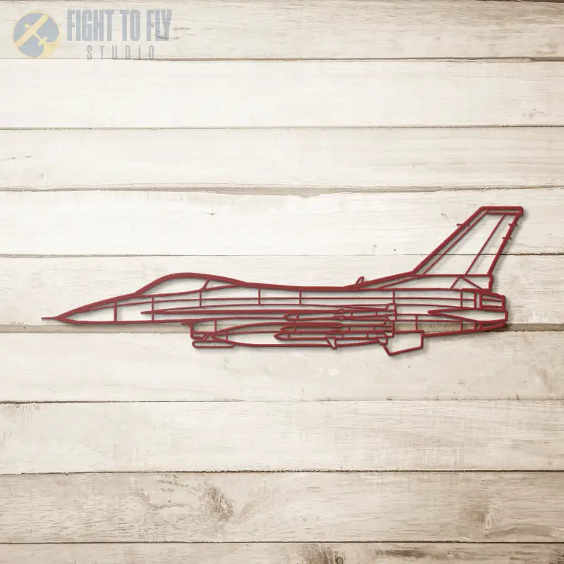 F-16C Missiles Die Cast Metal Wall Art - Sign - Pilot gifts - WWII warbird t-shirt