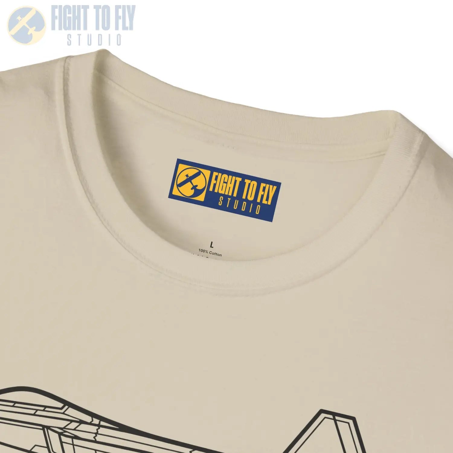 F-22 Raptor Side View T-Shirt - Pilot gifts - WWII warbird t-shirt