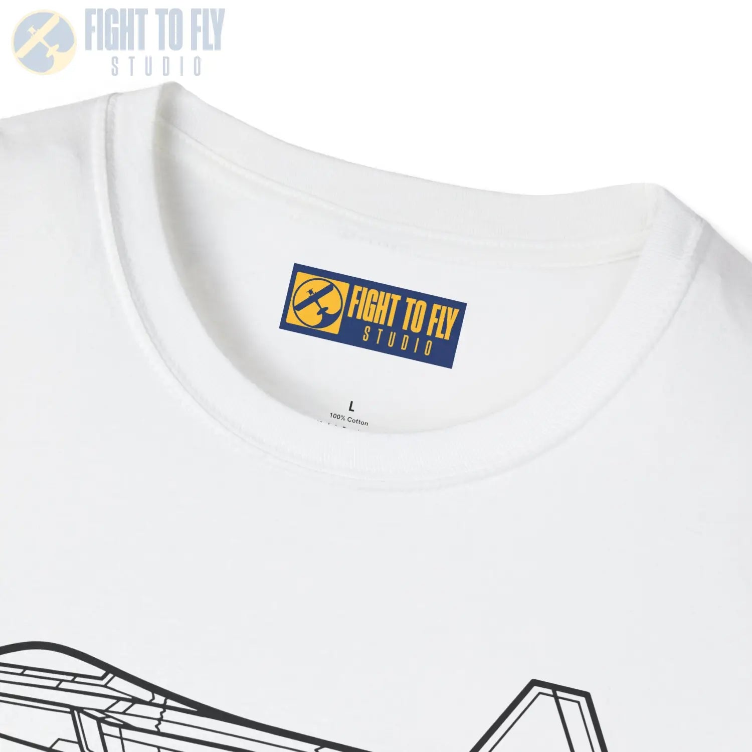 F-22 Raptor Side View T-Shirt - Pilot gifts - WWII warbird t-shirt