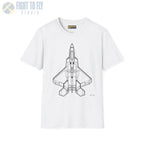 F-22 Raptor Top View T-Shirt - Pilot gifts - WWII warbird t-shirt