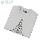 F-22 Raptor Top View T-Shirt - Pilot gifts - WWII warbird t-shirt