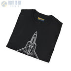 F-22 Raptor Top View T-Shirt - Pilot gifts - WWII warbird t-shirt