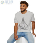 F-22 Raptor Top View T-Shirt - Pilot gifts - WWII warbird t-shirt