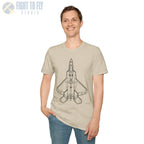 F-22 Raptor Top View T-Shirt - Pilot gifts - WWII warbird t-shirt