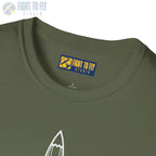 F-22 Raptor Top View T-Shirt - Pilot gifts - WWII warbird t-shirt