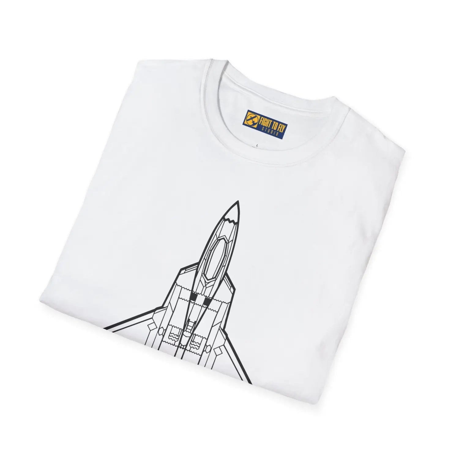 F-22 Raptor Top View T-Shirt - Pilot gifts - WWII warbird t-shirt