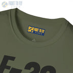 F-22 Raptor Side Profile T-Shirt - Pilot gifts - WWII warbird t-shirt