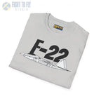 F-22 Raptor Side Profile T-Shirt - Pilot gifts - WWII warbird t-shirt