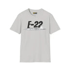 F-22 Raptor Side Profile T-Shirt - Pilot gifts - WWII warbird t-shirt