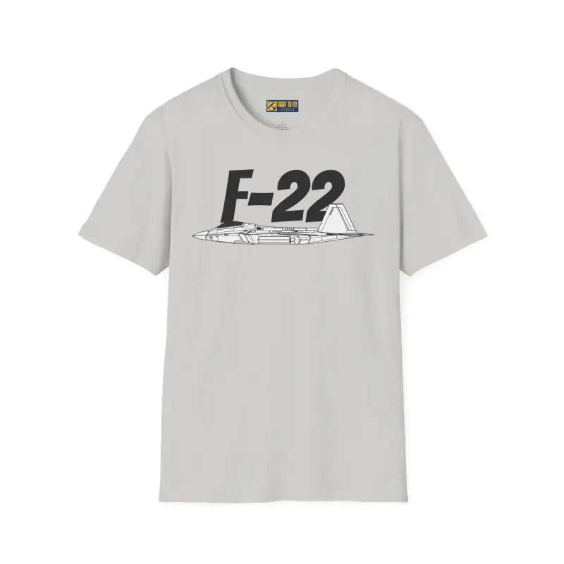 F-22 Side Profile T-Shirt – Stealth Air Dominance Fighter Tee - Pilot gifts - WWII warbird t-shirt