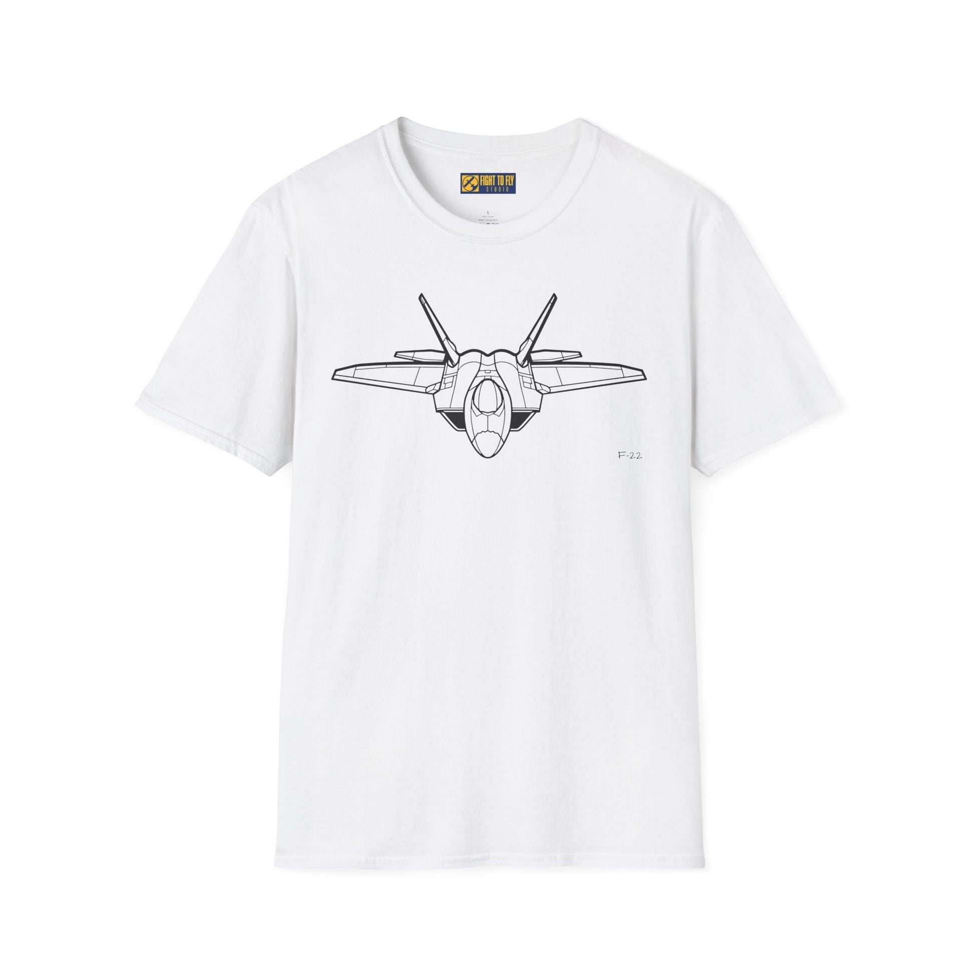F-22 T-Shirt – Stealth Air Superiority Jet Aviation Tee - Pilot gifts - WWII warbird t-shirt