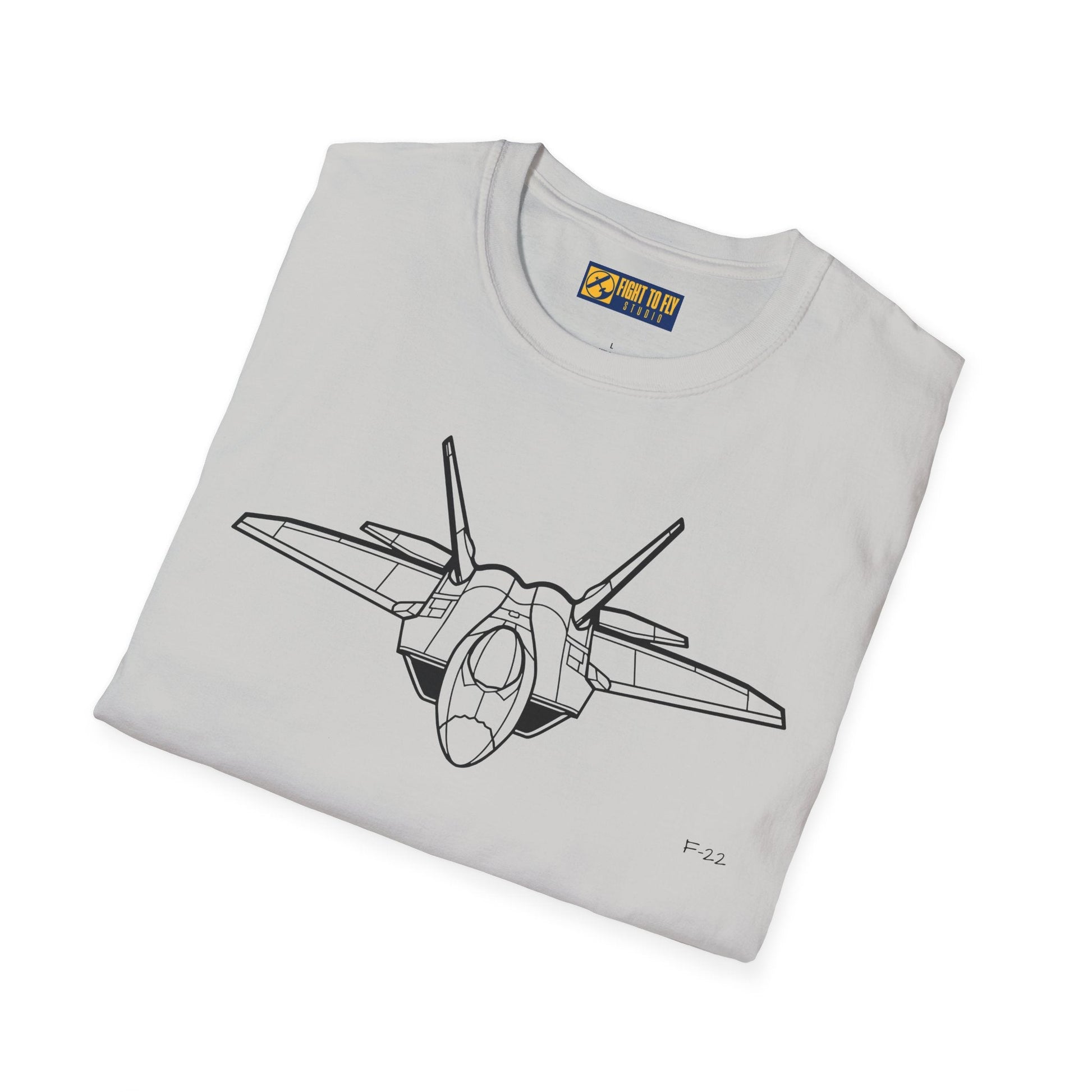 F-22 T-Shirt – Stealth Air Superiority Jet Aviation Tee - Pilot gifts - WWII warbird t-shirt