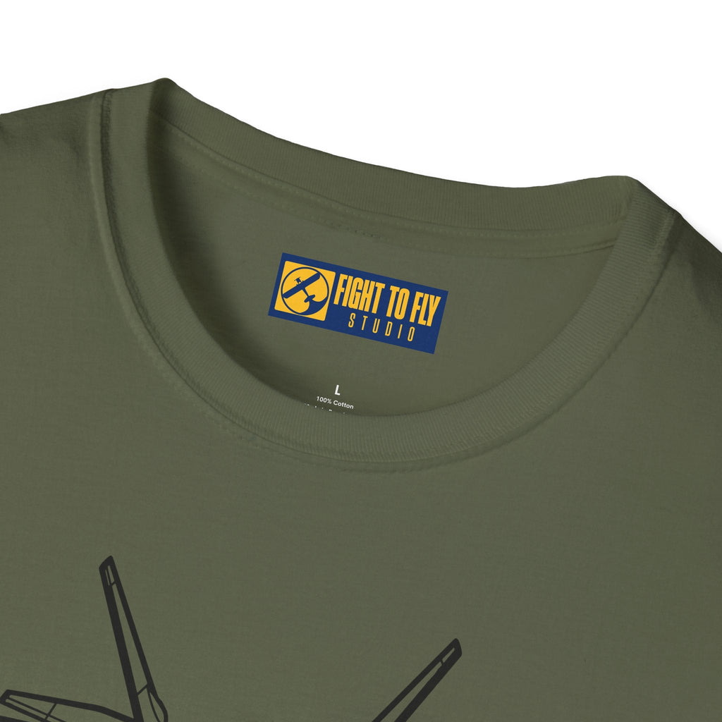F-22 T-Shirt – Stealth Air Superiority Jet Aviation Tee - Pilot gifts - WWII warbird t-shirt