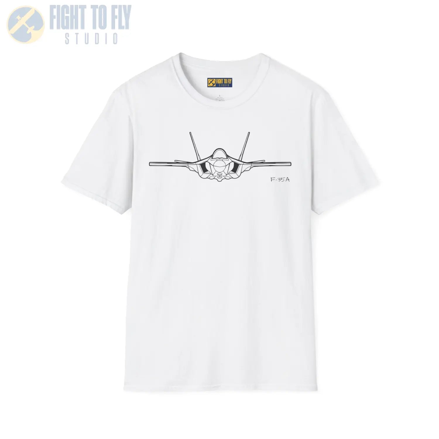 F 35 Lightning Front View T Shirt Pilot gifts WWII warbird t shirt