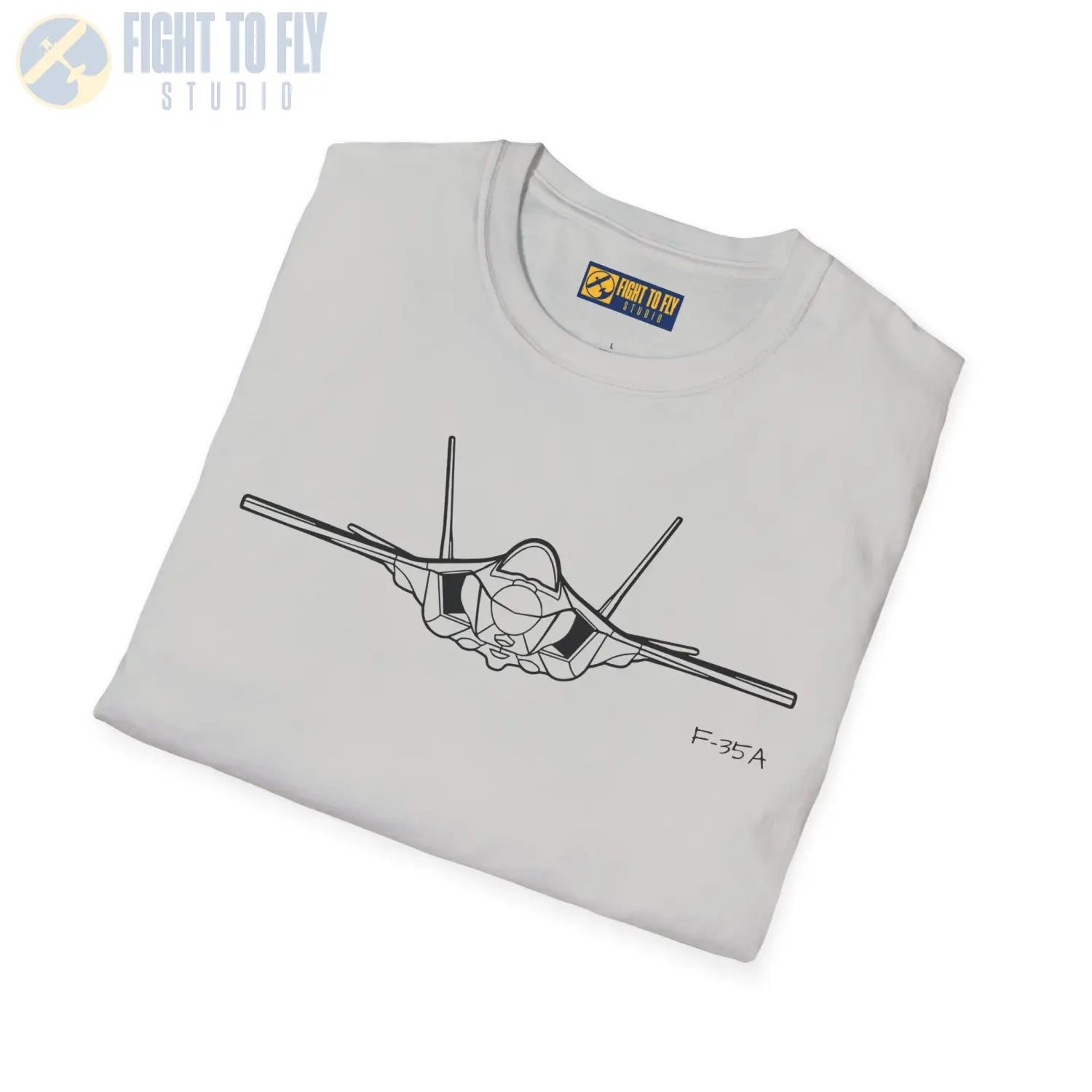 F 35 Lightning Front View T Shirt Pilot gifts WWII warbird t shirt