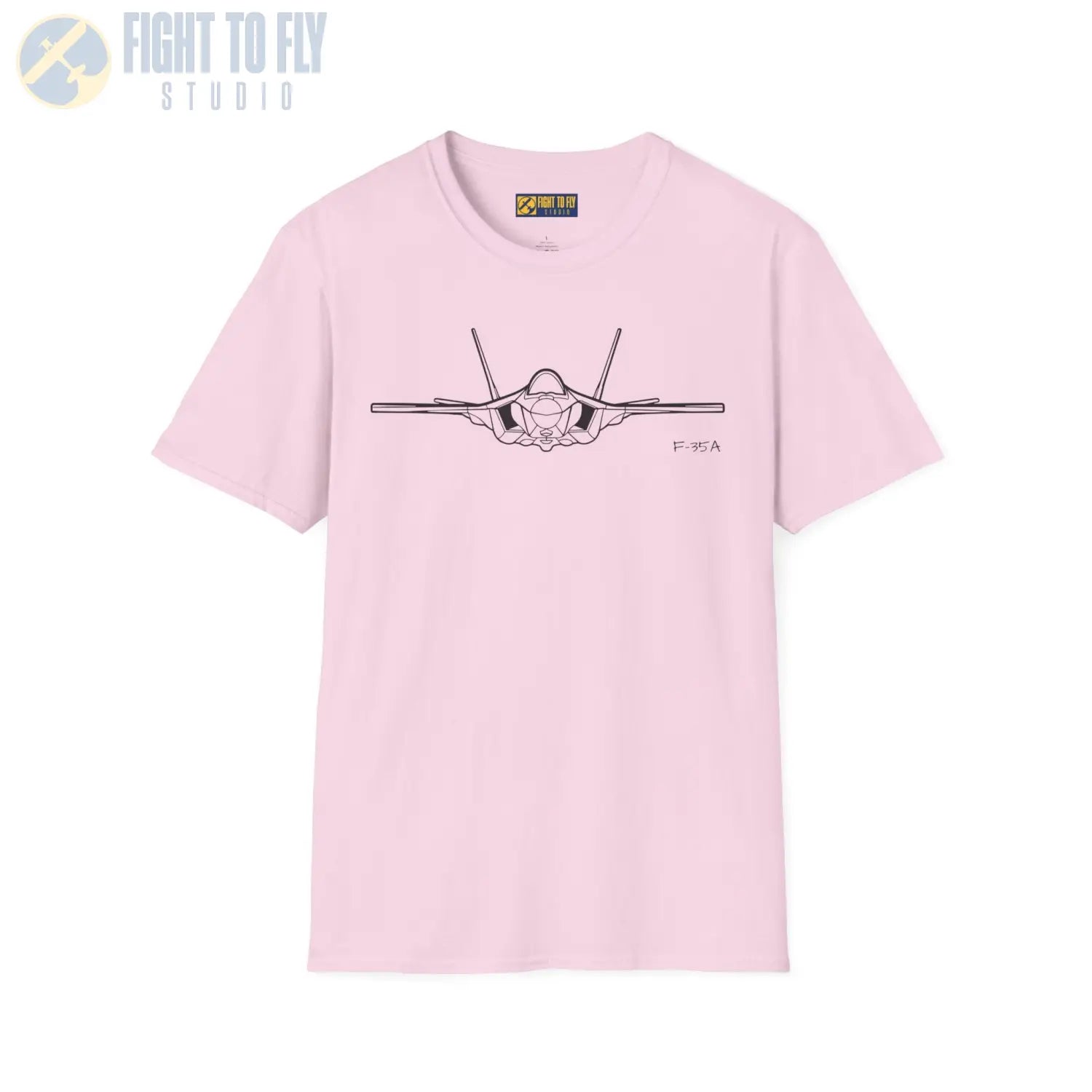 F 35 Lightning Front View T Shirt Pilot gifts WWII warbird t shirt