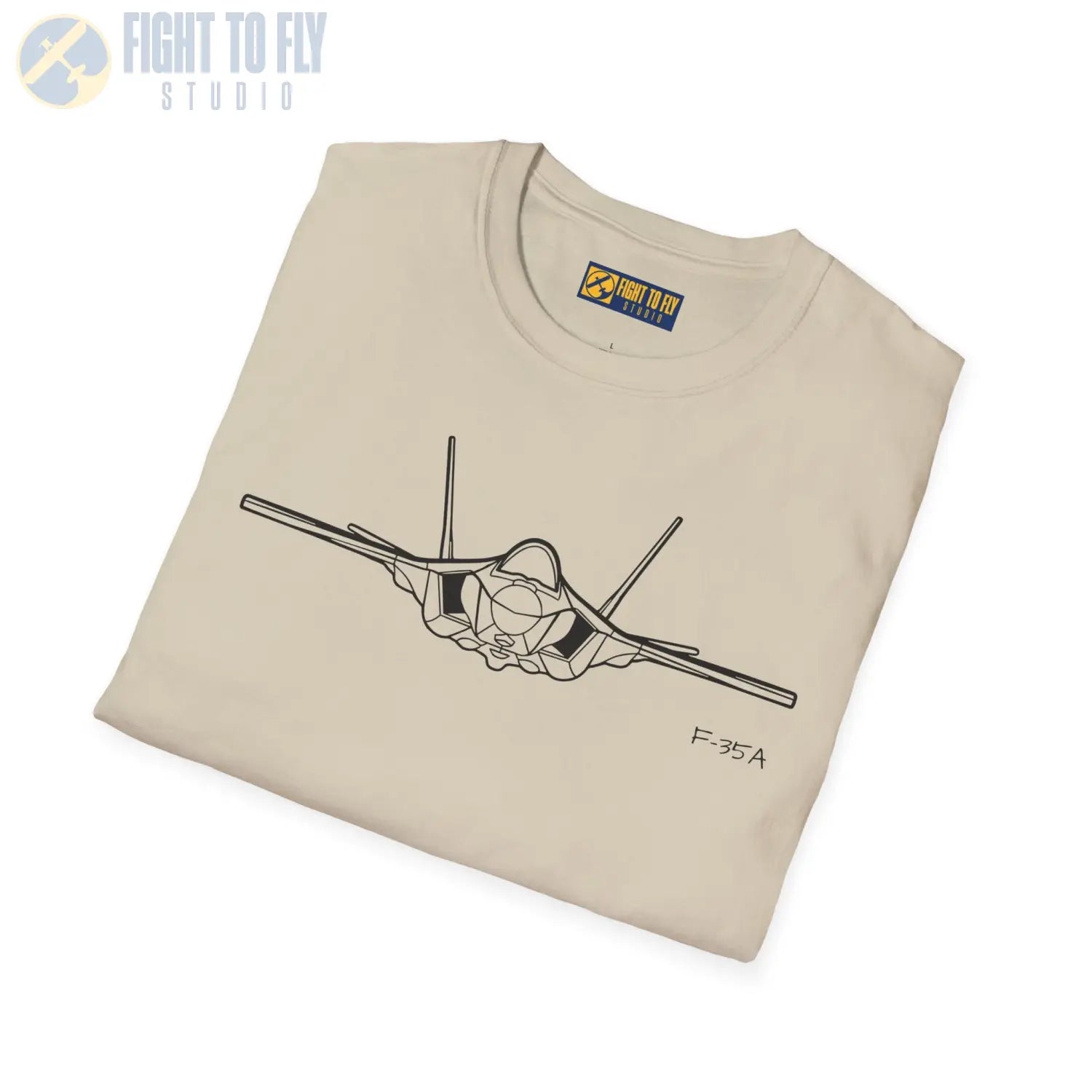 F-35 Lightning Front View T-Shirt - Pilot gifts - WWII warbird t-shirt