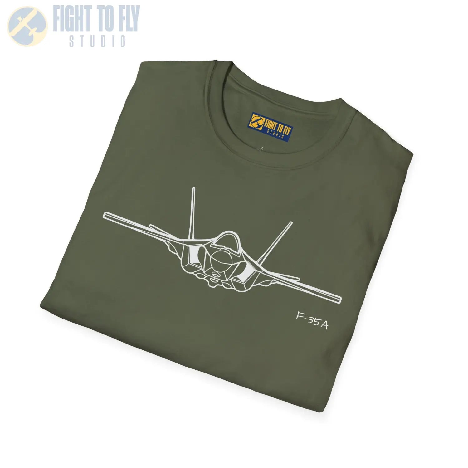 F 35 Lightning Front View T Shirt Pilot gifts WWII warbird t shirt