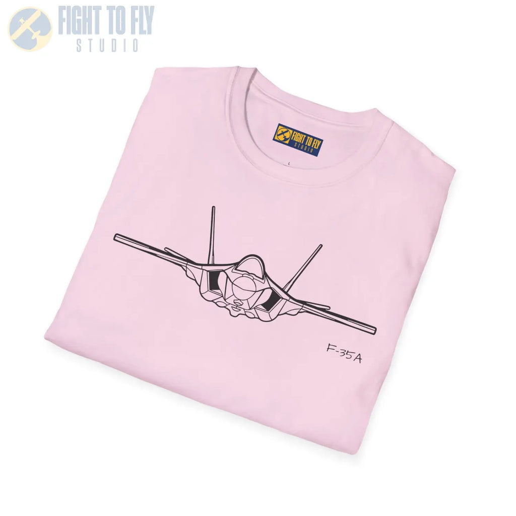 F-35 Lightning Front View T-Shirt - Pilot gifts - WWII warbird t-shirt