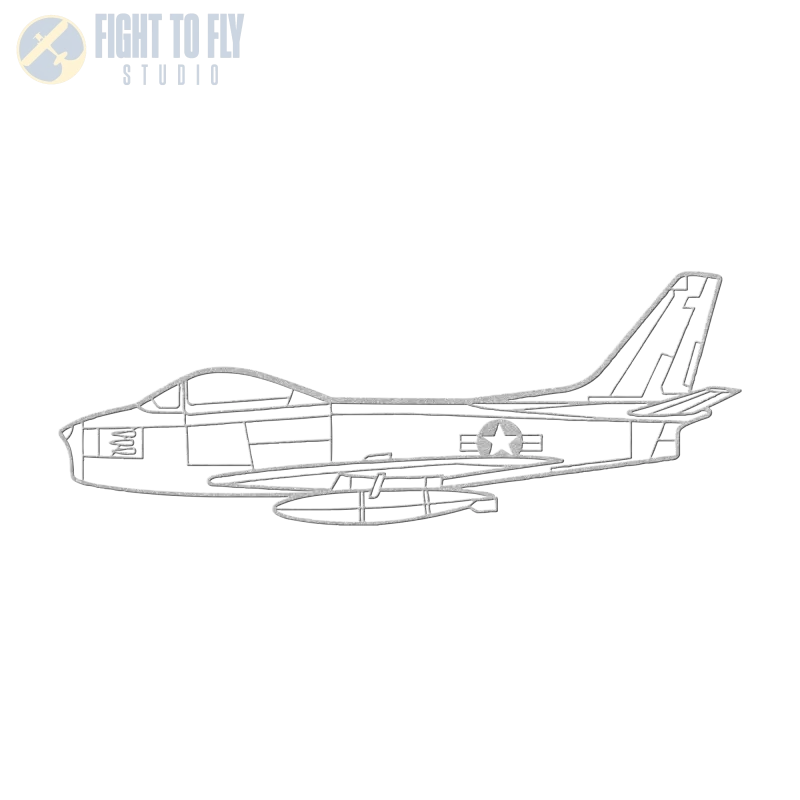 F-35 USHF Die cut Metal Wall Art - Sign - Pilot gifts - WWII warbird t-shirt