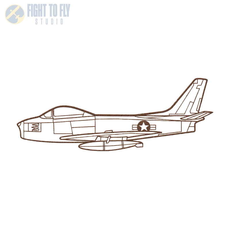 F-35 USHF Die cut Metal Wall Art - Sign - Pilot gifts - WWII warbird t-shirt