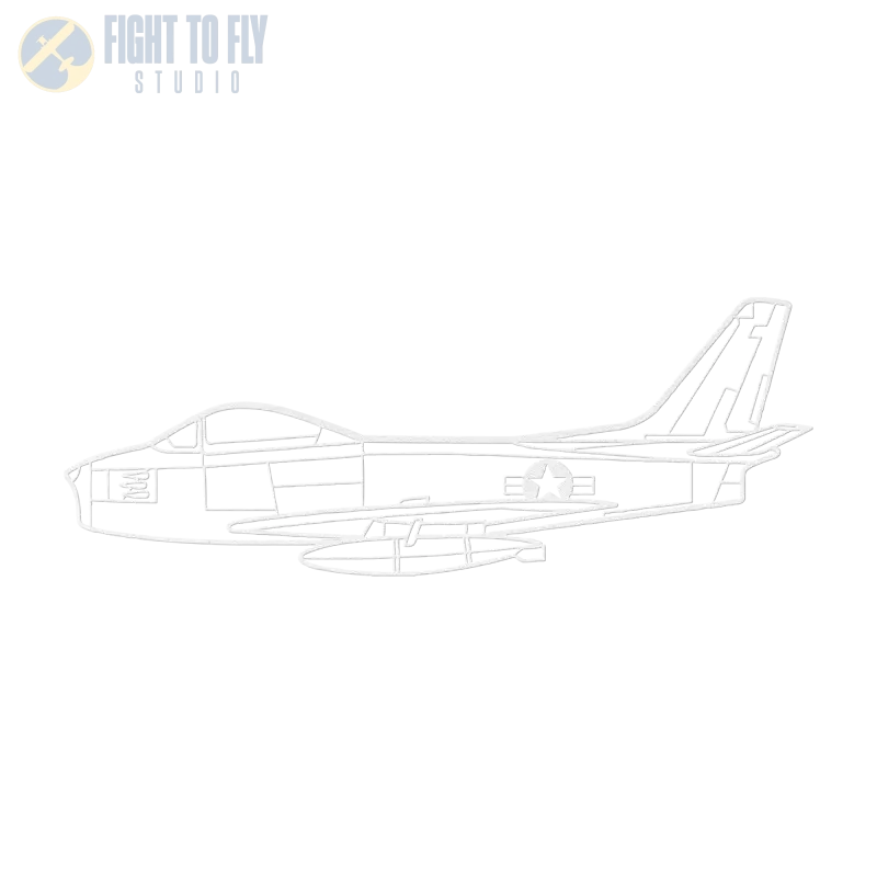 F-35 USHF Die cut Metal Wall Art - Sign - Pilot gifts - WWII warbird t-shirt