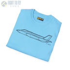 F-35A Lightning II Side View T-Shirt - Pilot gifts - WWII warbird t-shirt
