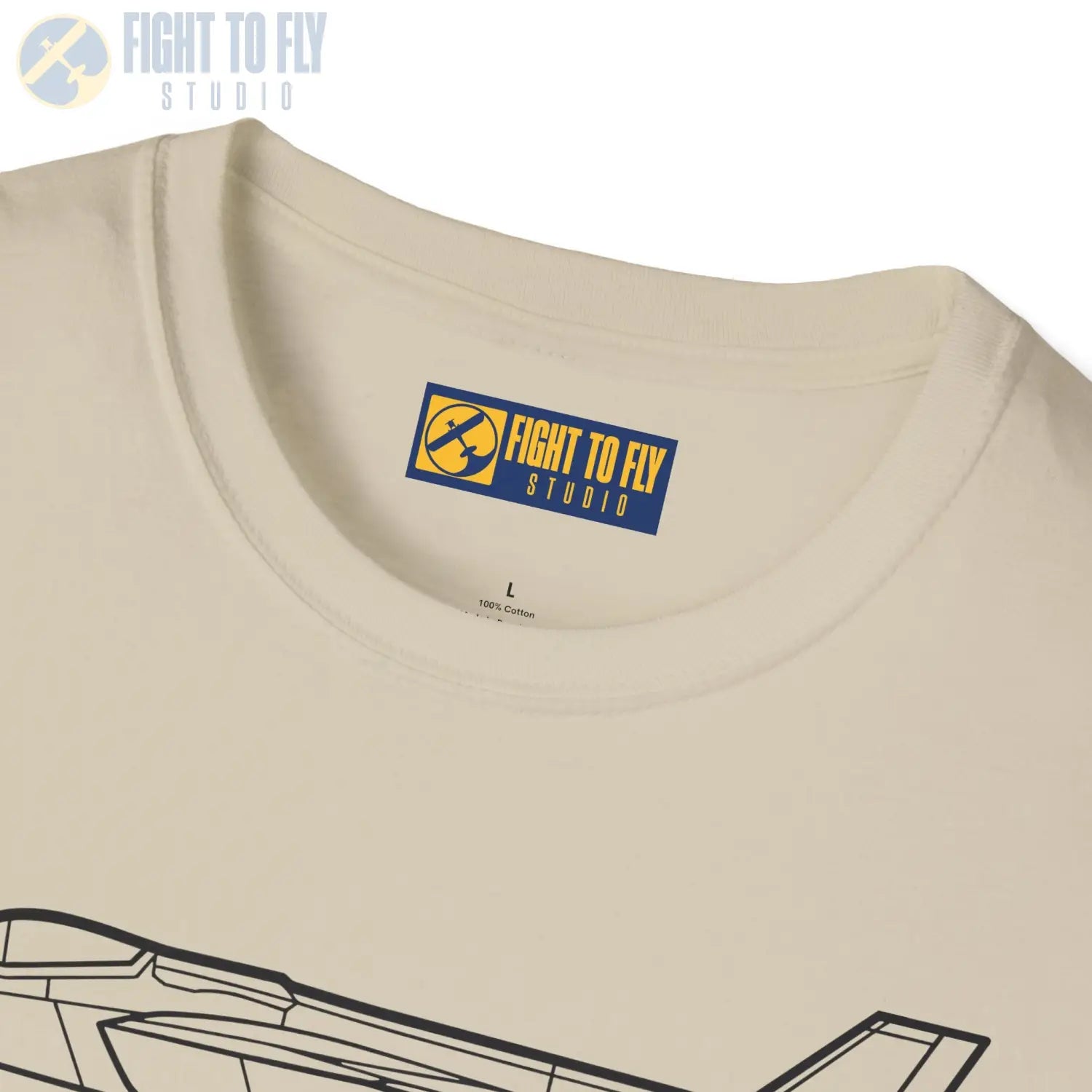 F-35A Lightning II Side View T-Shirt - Pilot gifts - WWII warbird t-shirt