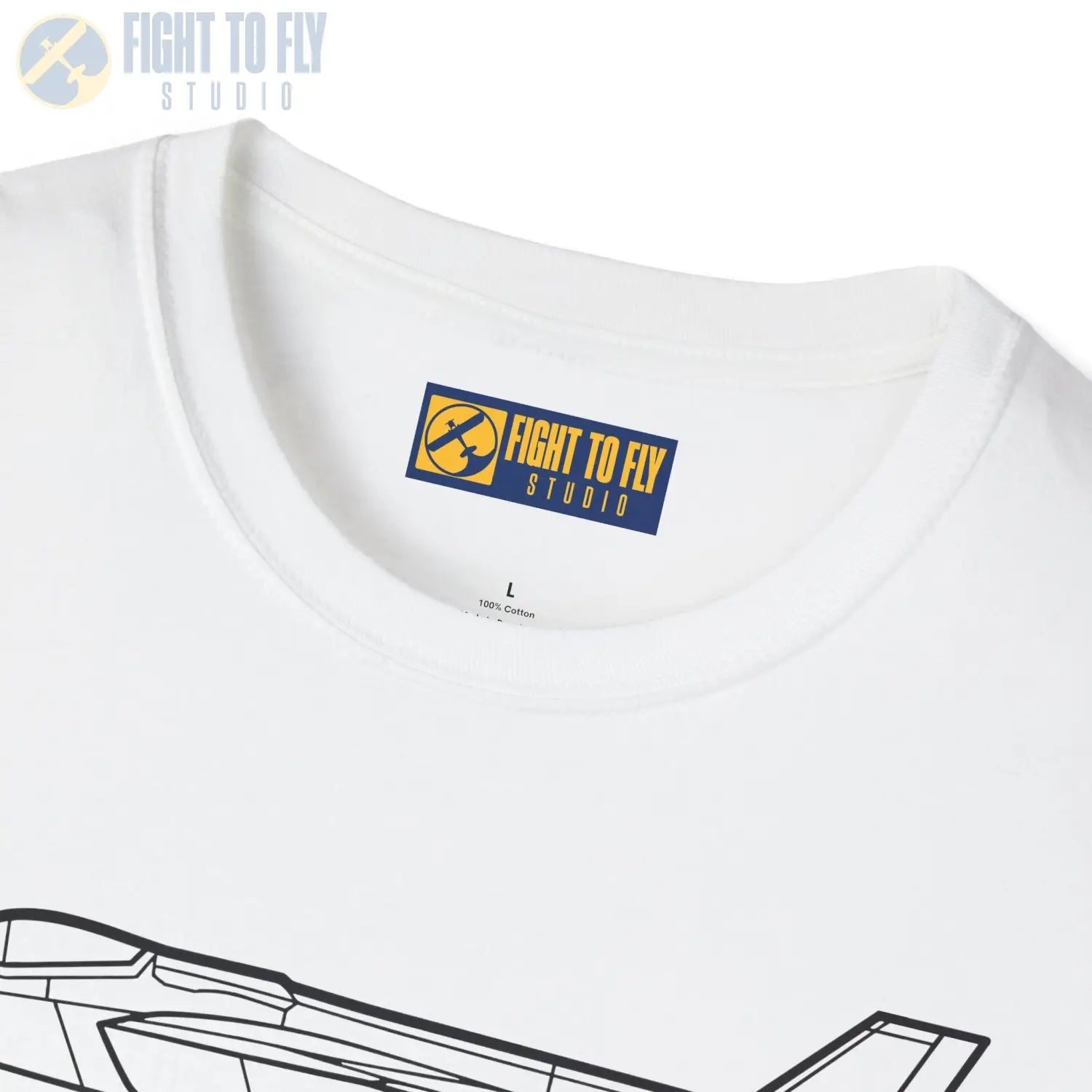 F-35A Lightning II Side View T-Shirt - Pilot gifts - WWII warbird t-shirt